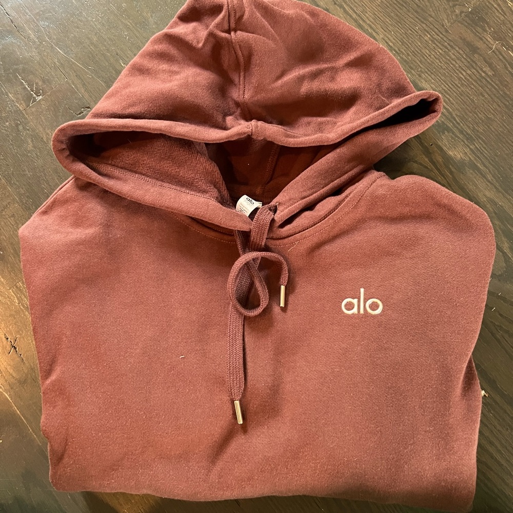 Alo yoga accolade hoodie xs cola